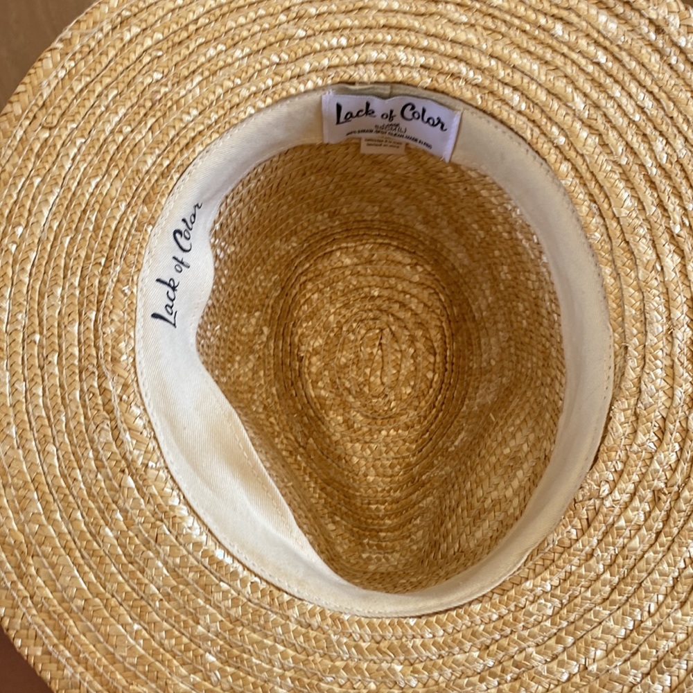 Lack Of Color Straw Rim Fedora - Picture 3 of 8